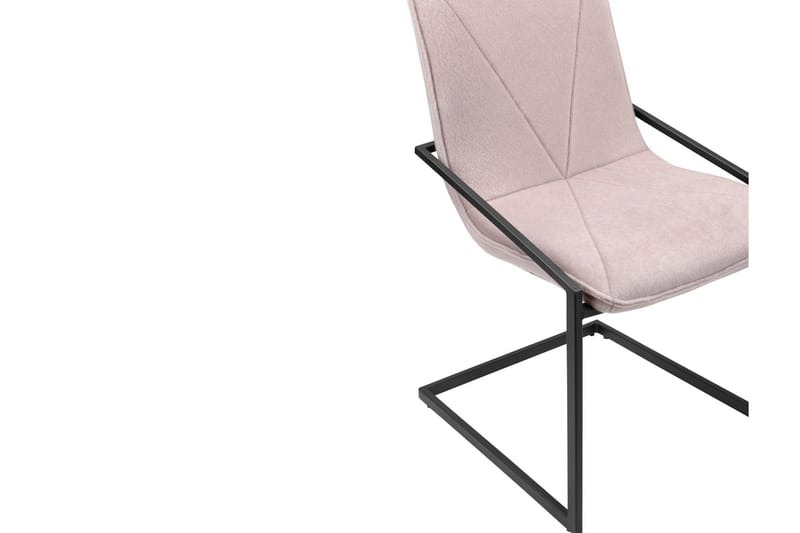 Lamallola Spisebordsstol - Sølv/Sort - Møbler - Stole & lænestole - Spisebordsstole & køkkenstole