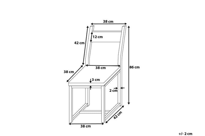 Laredo stolsæt til 2 stk - Træ / natur - Møbler - Stole & lænestole - Spisebordsstole & køkkenstole