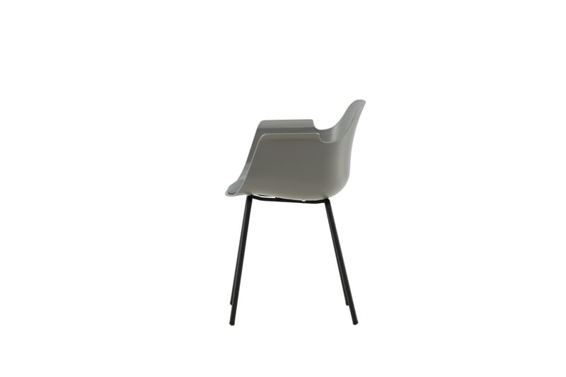 Libboll Stol Grå/Sort - Armstole - Spisebordsstole & køkkenstole