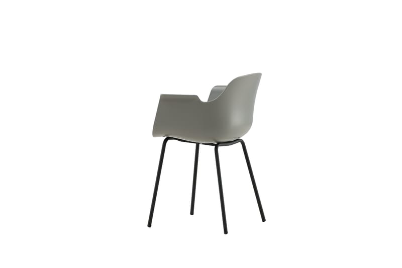 Libboll Stol Grå/Sort - Armstole - Spisebordsstole & køkkenstole
