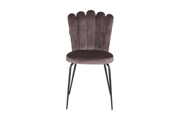 Limhamn Armstol Velour - Grå - Møbler - Stole & lænestole - Spisebordsstole & køkkenstole