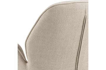 Lipie Spisebordsstol i Bouclé med Metalben - Lysebeige - Møbler - Stole & lænestole - Spisebordsstole & køkkenstole