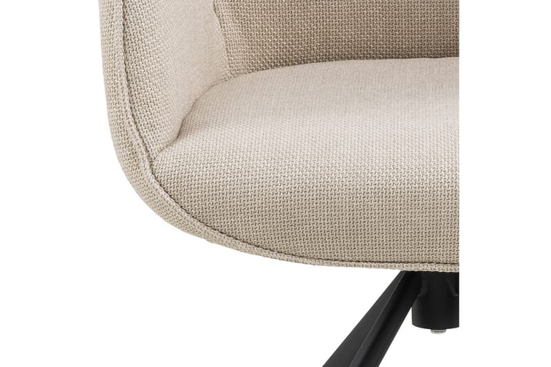Lipie Spisebordsstol i Bouclé med Metalben - Lysebeige - Møbler - Stole & lænestole - Spisebordsstole & køkkenstole