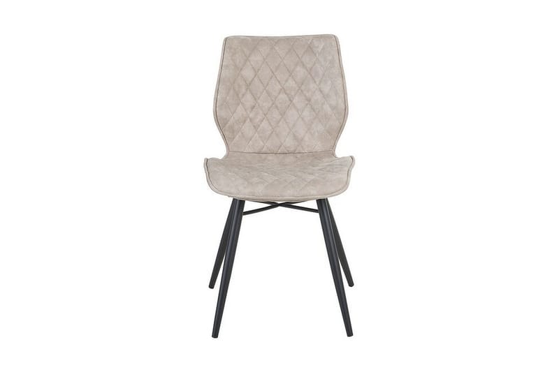 Lisle Spisebordsstol i Kunstlæder med Eukalyptus-look - Beige - Møbler - Stole & lænestole - Spisebordsstole & køkkenstole
