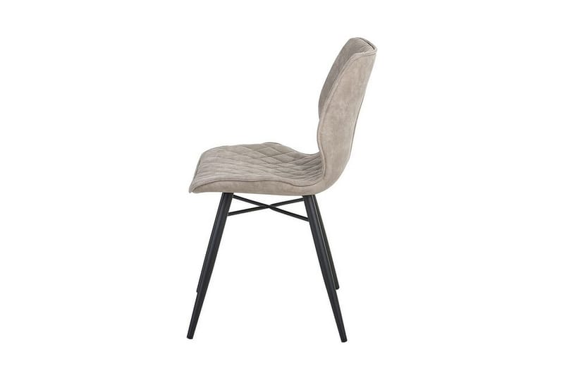 Lisle Spisebordsstol i Kunstlæder med Eukalyptus-look - Beige - Møbler - Stole & lænestole - Spisebordsstole & køkkenstole