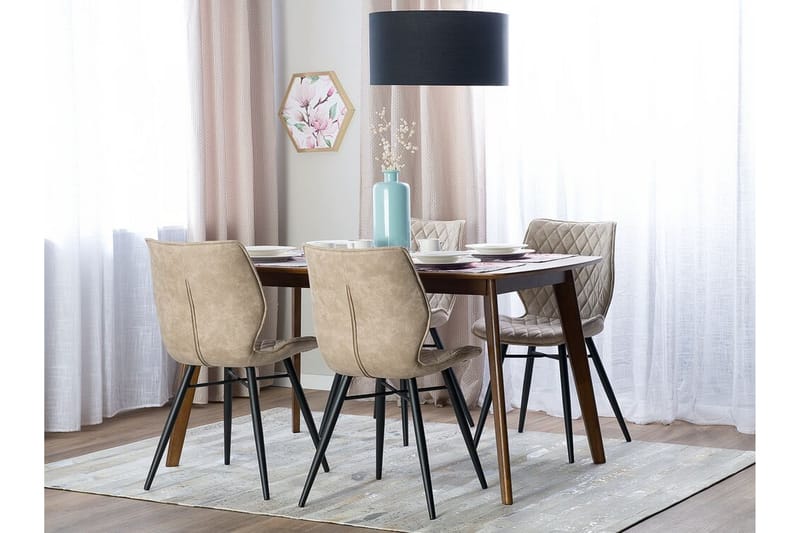 Lisle stolsæt ca. 2 stk - Beige - Spisebordsstole & køkkenstole