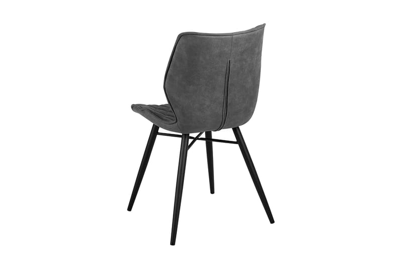 Lisle stolsæt ca. 2 stk - Grå - Spisebordsstole & køkkenstole