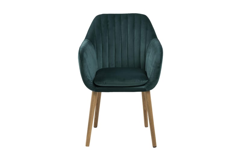 Lividus Armstol Velour - Eg/Grøn - Spisebordsstole & køkkenstole - Armstole