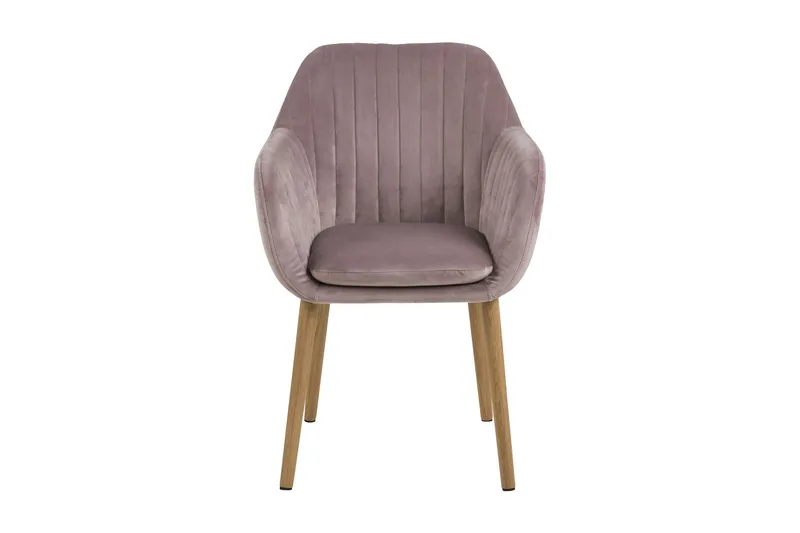 Lividus Armstol Velour - Eg/Rosé - Møbler - Stole & lænestole - Spisebordsstole & køkkenstole