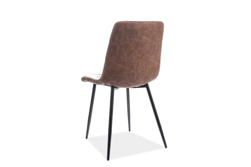 Looki Spisebordsstol 4 stk - Kunstlæder/Brun - Spisebordsstole & køkkenstole