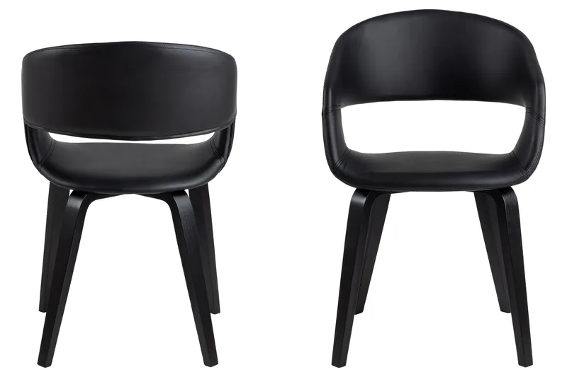 Loraina Karmstol - Sort - Møbler - Stole & lænestole - Spisebordsstole & køkkenstole
