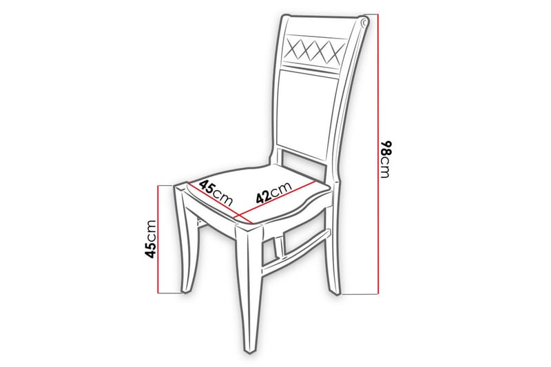 Lorella Spisebordsstol - Plys/Natur/Beige - Møbler - Stole & lænestole - Spisebordsstole & køkkenstole