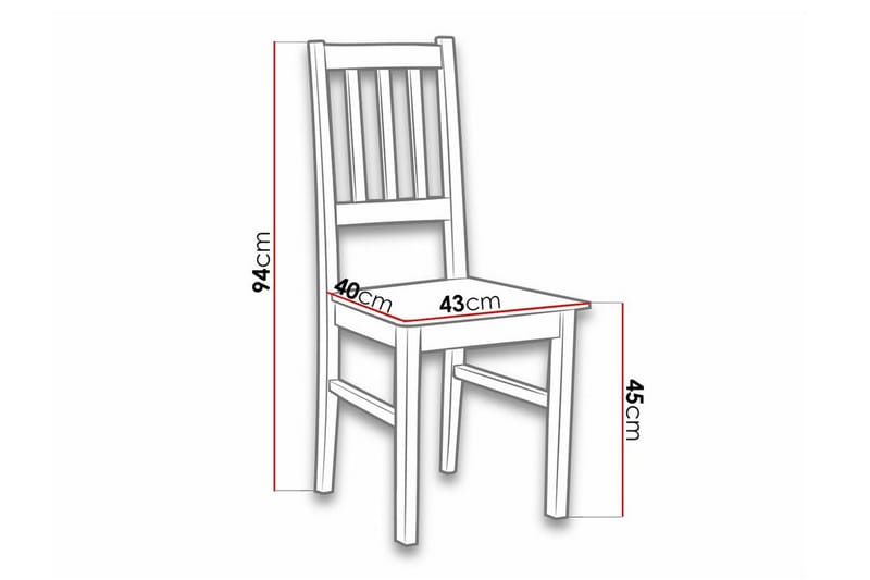 Lufti Matstol Black/Wood - Møbler - Stole & lænestole - Spisebordsstole & køkkenstole