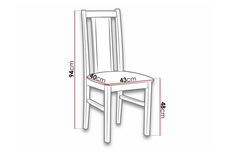 Lufti Matstol Black/Wood - Møbler - Stole & lænestole - Spisebordsstole & køkkenstole