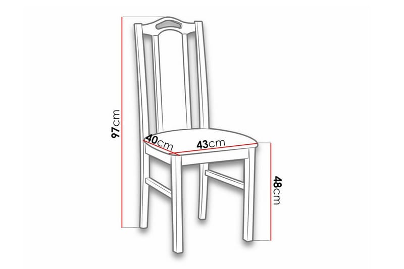 Lufti Matstol Black/Wood - Møbler - Stole & lænestole - Spisebordsstole & køkkenstole