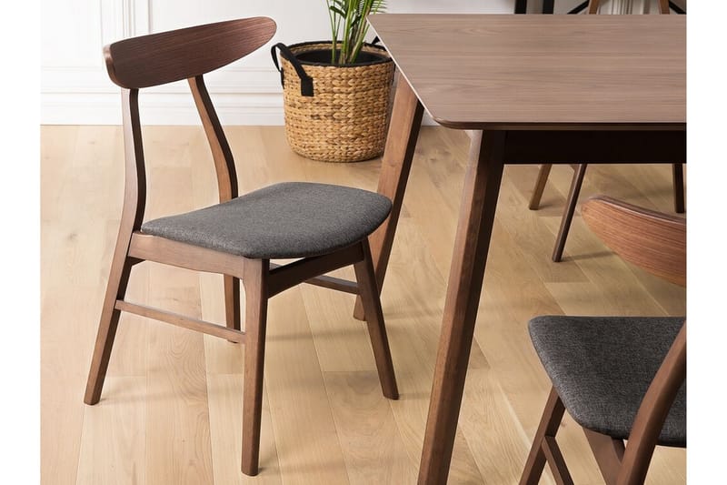 Lynn Stol sæt til 2 stk - Grå - Spisebordsstole & køkkenstole