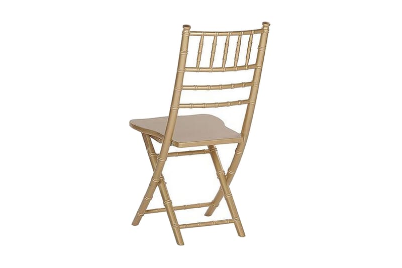 Mahone Spisebordsstol Sammenfoldelig 4stk - Guld - Møbler - Stole & lænestole - Spisebordsstole & køkkenstole
