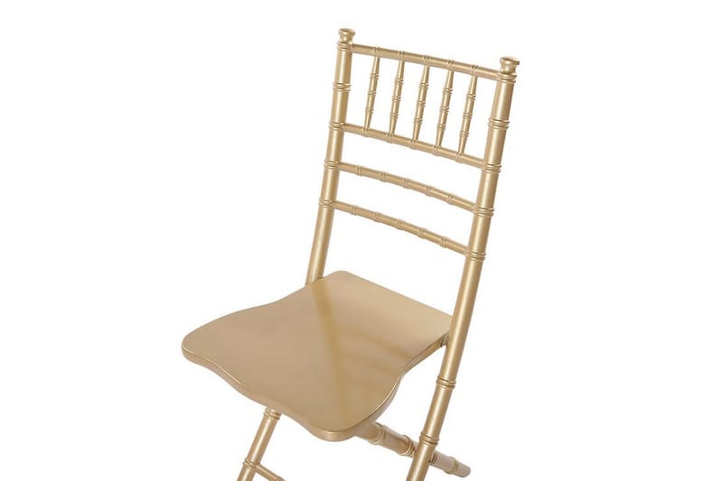 Mahone Spisebordsstol Sammenfoldelig 4stk - Guld - Møbler - Stole & lænestole - Spisebordsstole & køkkenstole