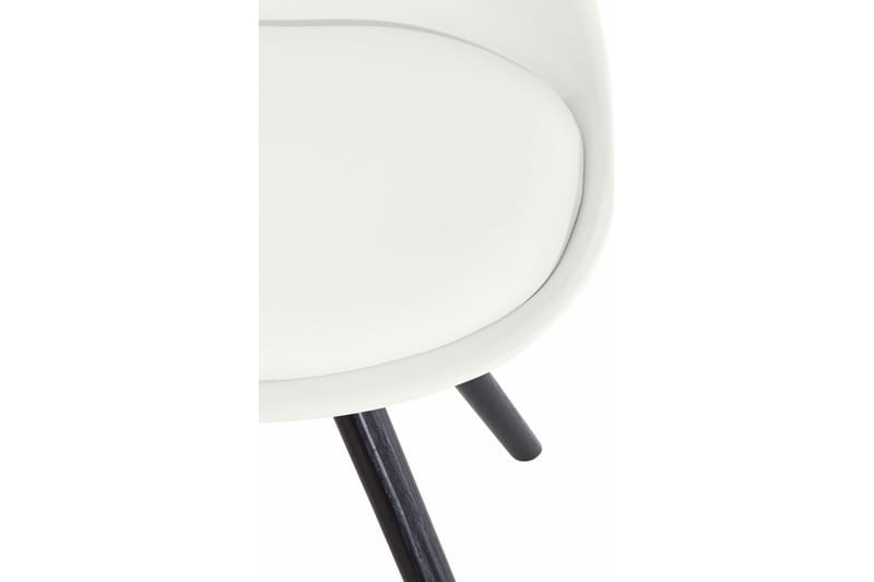 Malik spisebordsstol kunstlæder - hvid/eg - Møbler - Stole & lænestole - Spisebordsstole & køkkenstole