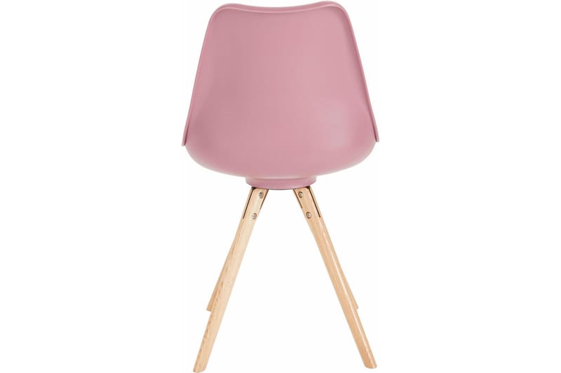 Malik Spisebordsstol - PU/Lyserød/Eg - Møbler - Stole & lænestole - Spisebordsstole & køkkenstole