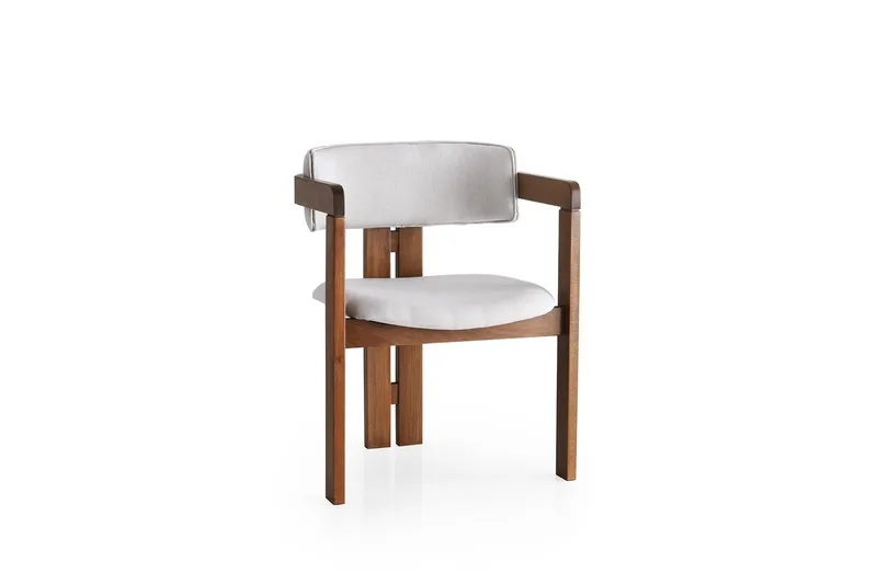 Mamuna Armstol - Valnød finér - Møbler - Stole & lænestole - Spisebordsstole & køkkenstole