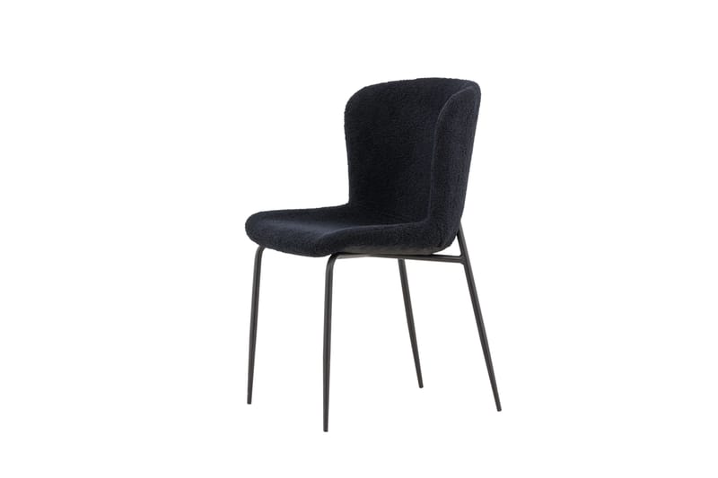 Manjetor Spisestol Sort - Venture Home - Spisebordsstole & køkkenstole