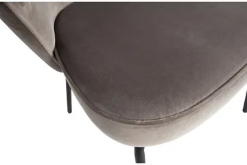 Margoe Spisebordsstol i Fløjl - Taupe - Møbler - Stole & lænestole - Spisebordsstole & køkkenstole