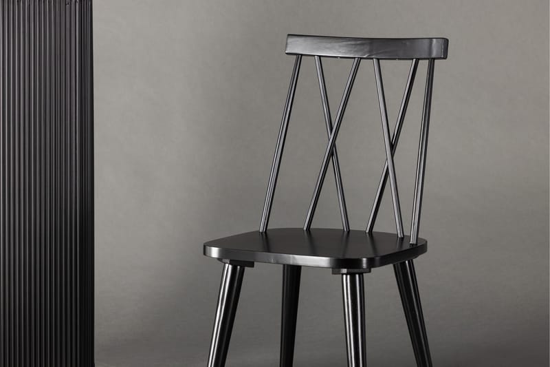 Mariette Spisestol Sort - Venture Home - Spisebordsstole & køkkenstole