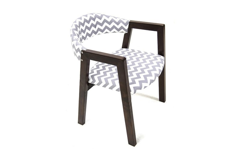 Massive Design lænestol - Grå / hvid - Spisebordsstole & køkkenstole - Armstole