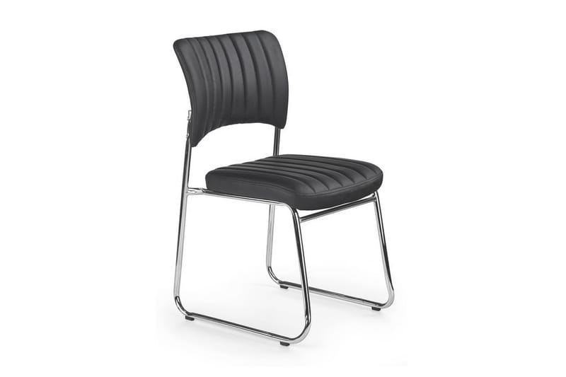 Maverick Spisebordstol Kunstlæder - Sort - Spisebordsstole & køkkenstole