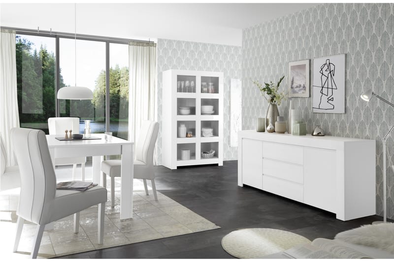 Mella Spisebordsstol Kunstlæder - Hvid - Spisebordsstole & køkkenstole