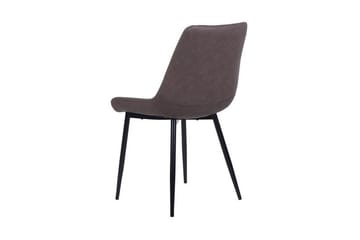 Melrose Design Spisebordsstol i Kunstlæder - Brun - Møbler - Stole & lænestole - Spisebordsstole & køkkenstole