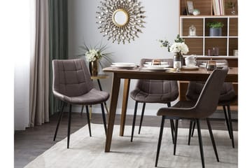 Melrose Design Spisebordsstol i Kunstlæder - Brun - Møbler - Stole & lænestole - Spisebordsstole & køkkenstole