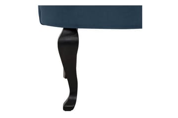 Merit spisebordsstol velour - Blå - Møbler - Stole & lænestole - Lænestole