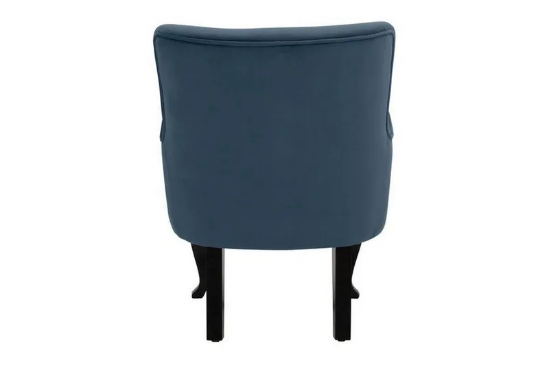 Merit spisebordsstol velour - Blå - Møbler - Stole & lænestole - Lænestole