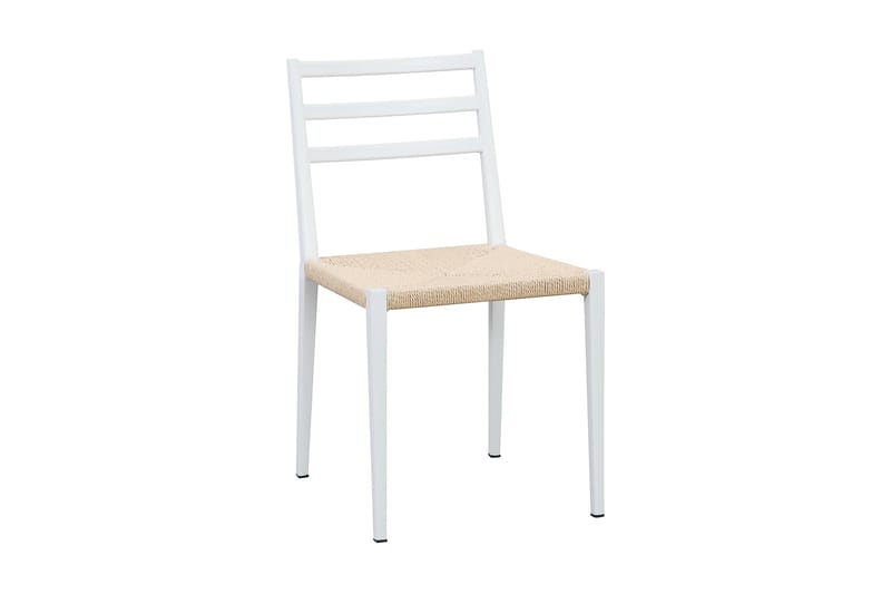Milakh Spisebordsstol - Hvid/Natur - Spisebordsstole & køkkenstole