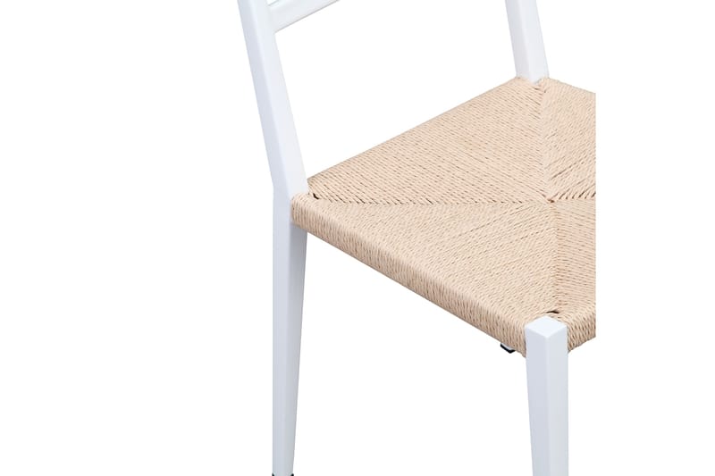 Milakh Spisebordsstol - Hvid/Natur - Spisebordsstole & køkkenstole