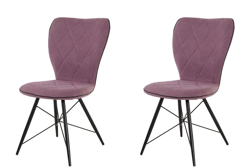 Mimia spisebordsstol 2 stk. - lilla - Møbler - Stole & lænestole - Spisebordsstole & køkkenstole