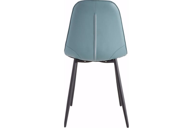 Mireio Køkkenstol Kunstlæder - Blå/Metal - Spisebordsstole & køkkenstole