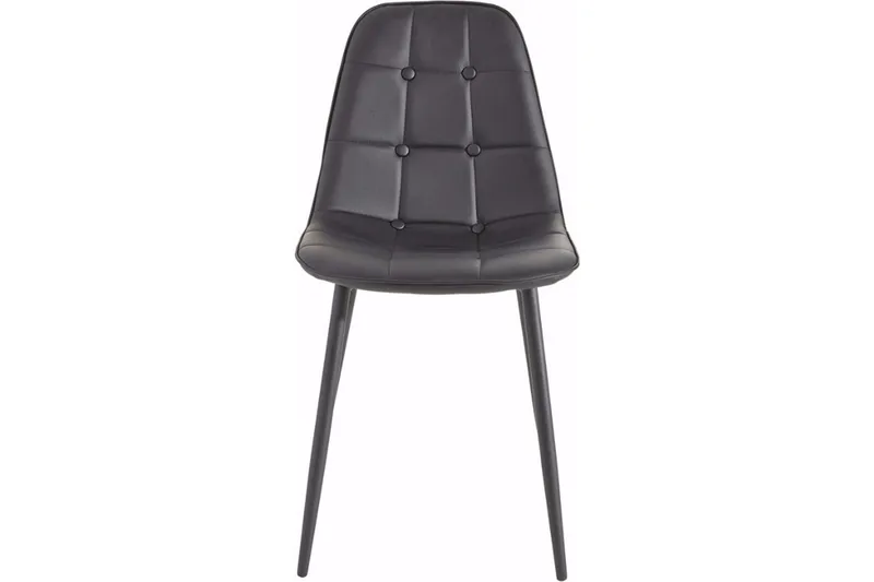 Mireio Køkkenstol Kunstlæder - Sort/Metal - Møbler - Stole & lænestole - Spisebordsstole & køkkenstole