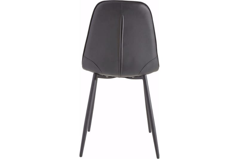 Mireio Køkkenstol Kunstlæder - Sort/Metal - Møbler - Stole & lænestole - Spisebordsstole & køkkenstole