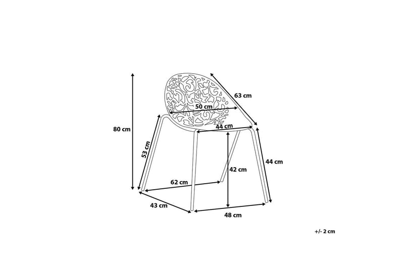 Mumford stolsæt ca. 2 stk - Grå - Møbler - Stole & lænestole - Spisebordsstole & køkkenstole
