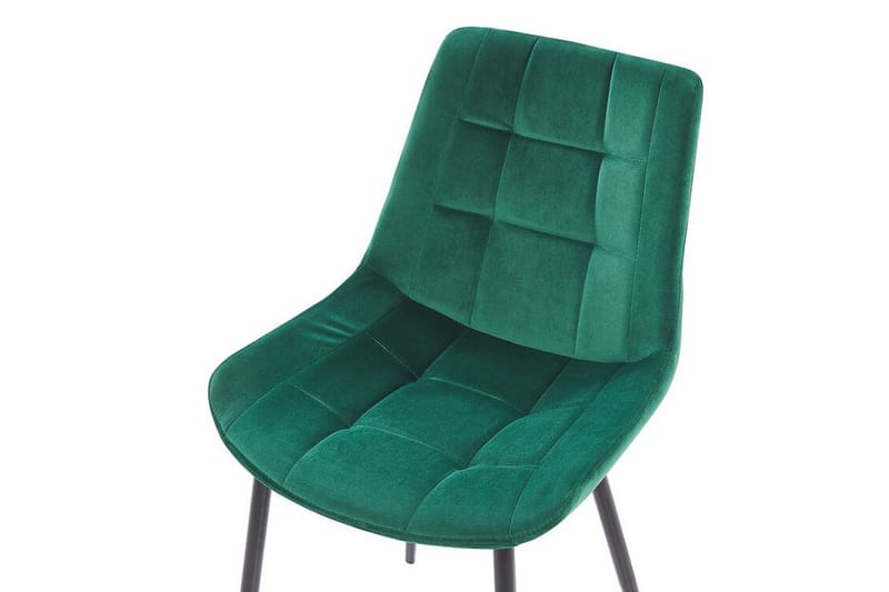 Mustadfors Velourstol 2-pak - Grøn - Møbler - Stole & lænestole - Spisebordsstole & køkkenstole