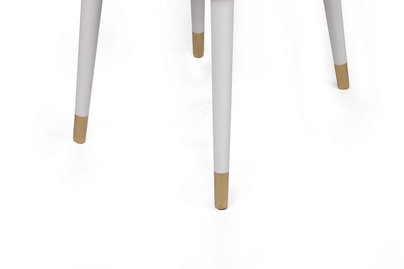 Nabi Spisebordsstol - Guld/Cream/Hvid - Møbler - Stole & lænestole - Spisebordsstole & køkkenstole