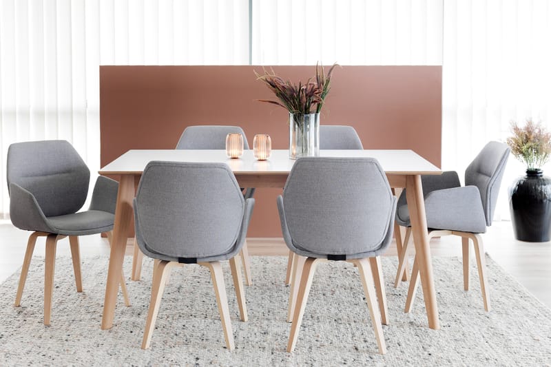 Nairn Spisebordsstol - Grå/Hvidpigmenteret - Spisebordsstole & køkkenstole