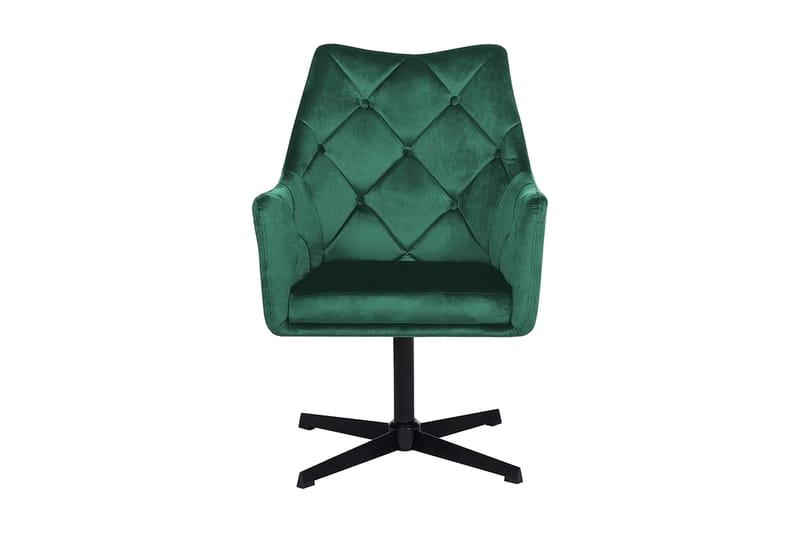 Najor Stol Velour - Grøn - Spisebordsstole & køkkenstole - Armstole