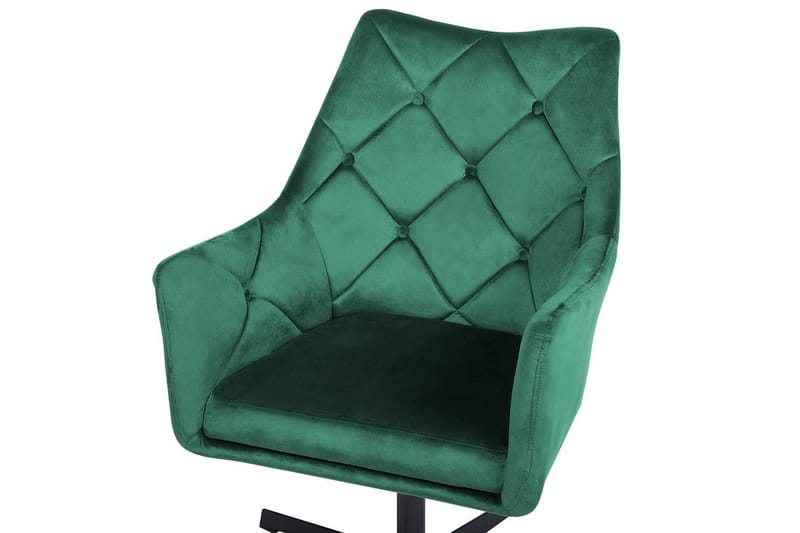 Najor Stol Velour - Grøn - Møbler - Stole & lænestole - Spisebordsstole & køkkenstole