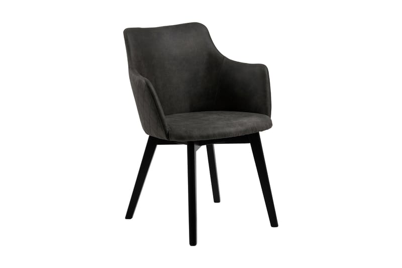 Naquasha Armstol - Grå/Sort - Spisebordsstole & køkkenstole - Armstole