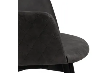 Naquasha Armstol - Grå/Sort - Møbler - Stole & lænestole - Spisebordsstole & køkkenstole