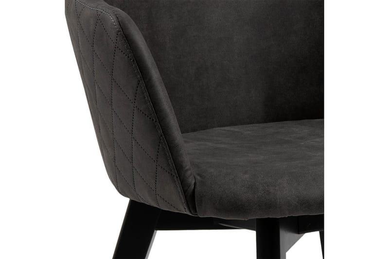 Naquasha Armstol - Grå/Sort - Møbler - Stole & lænestole - Spisebordsstole & køkkenstole